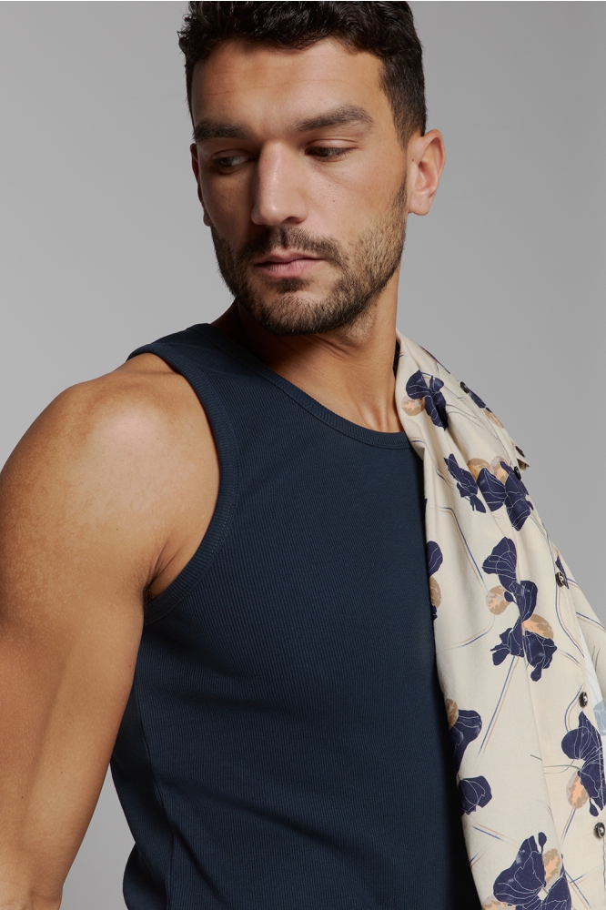 GERIBBELDE SINGLET 28350480 078 NIGHT